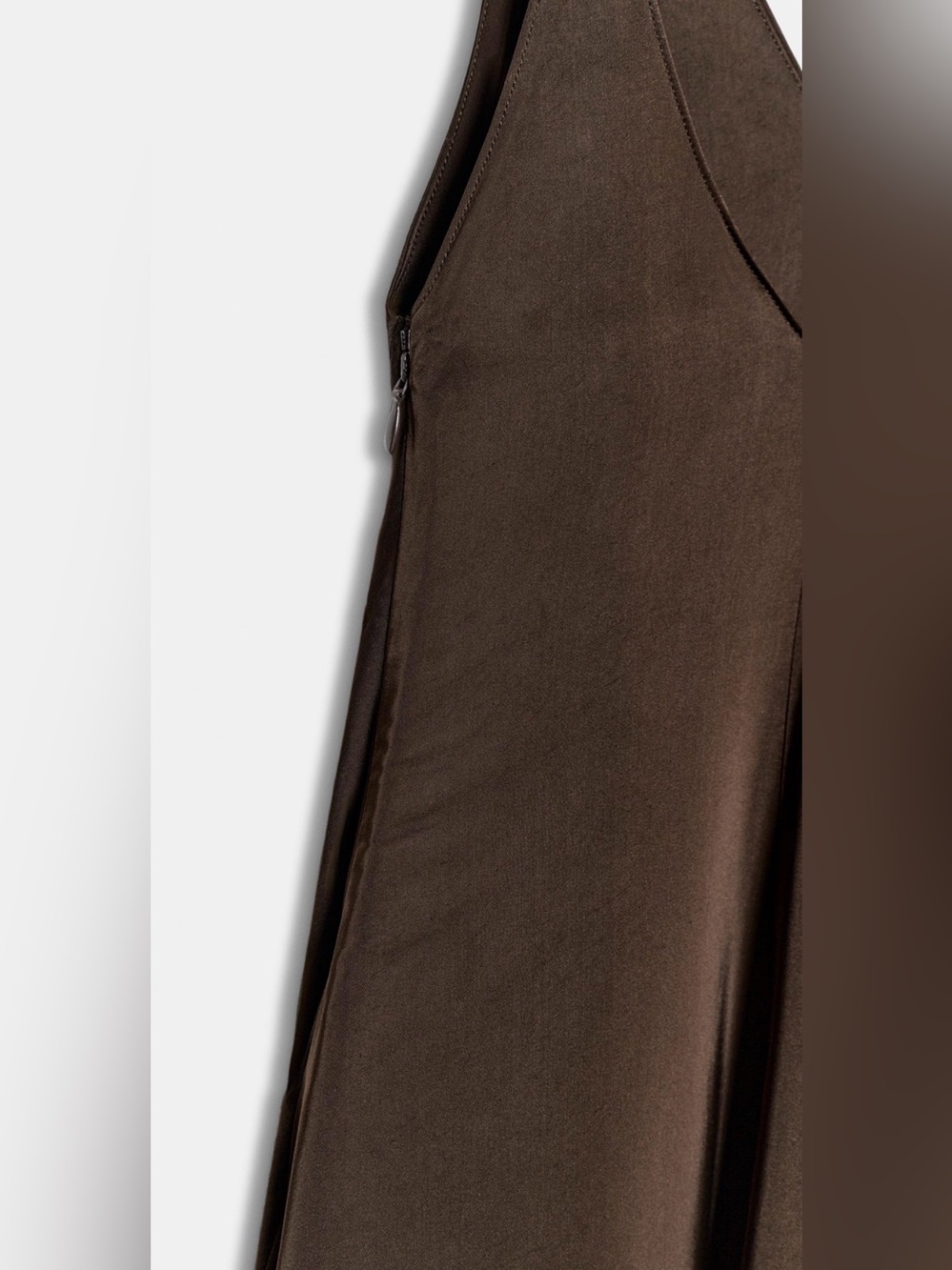 Zara Asymmetric ruffled hem Dress
